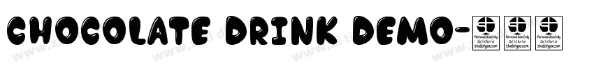 Chocolate DRINK DEMO字体转换